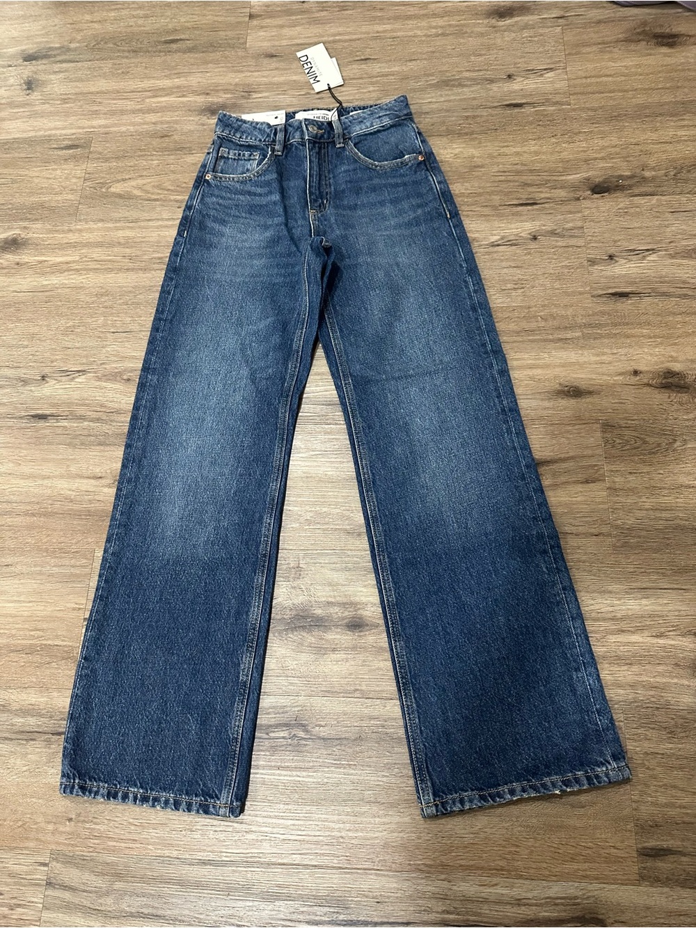 Dynamite Wide-Leg High Rise Jeans - Denim Blue